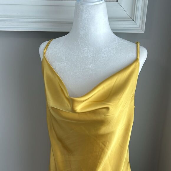 Princess Polly MARSEILLE Yellow MINI DRESS 4 - Picture 4 of 15